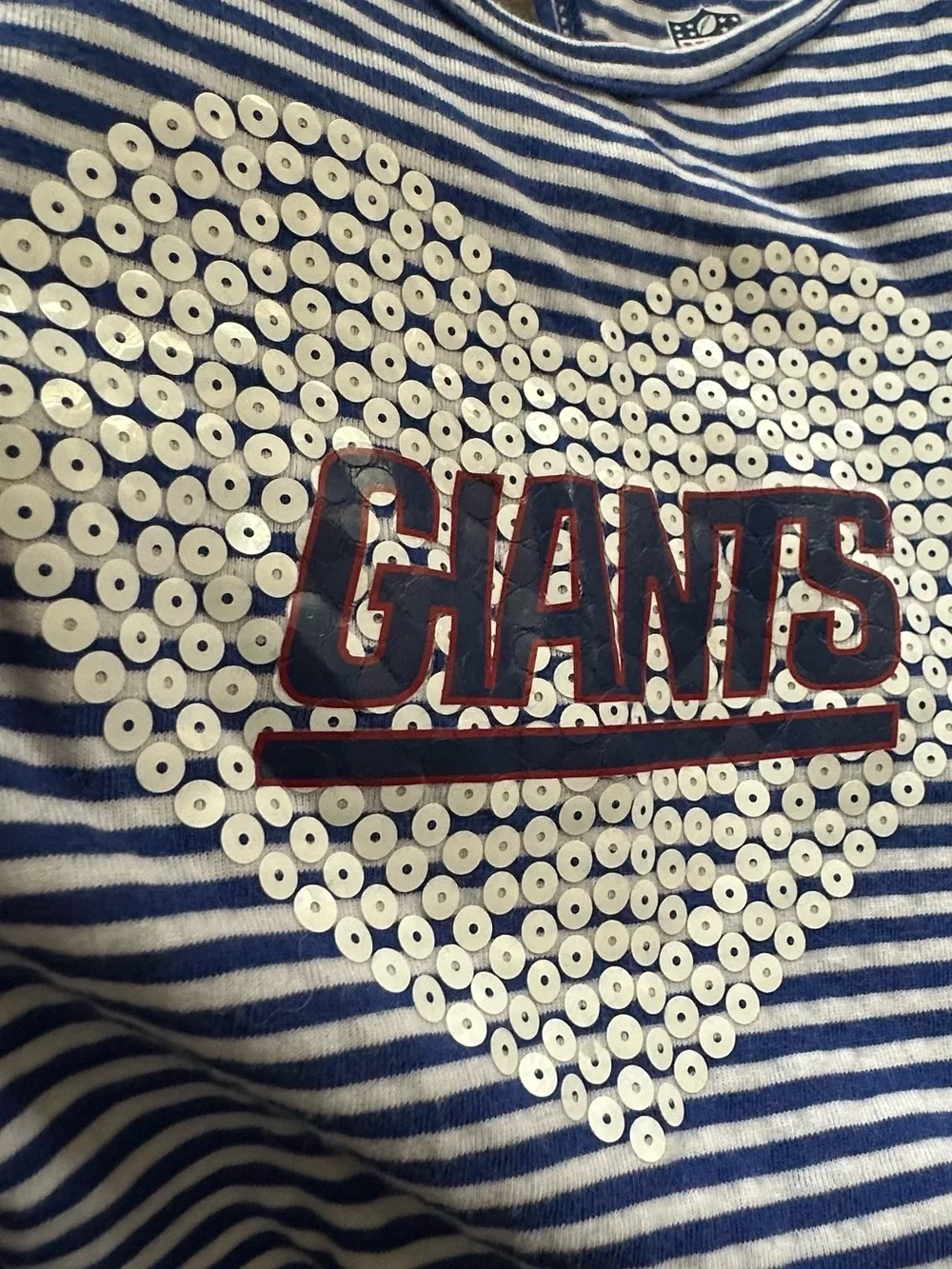 NFL NY Giants striped tutu dress